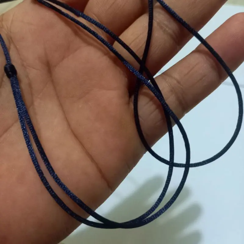 KALUNG TALI KOREA IMPORT||KALUNG HITAM POLOS KUAT TAHAN AIR AWET 5