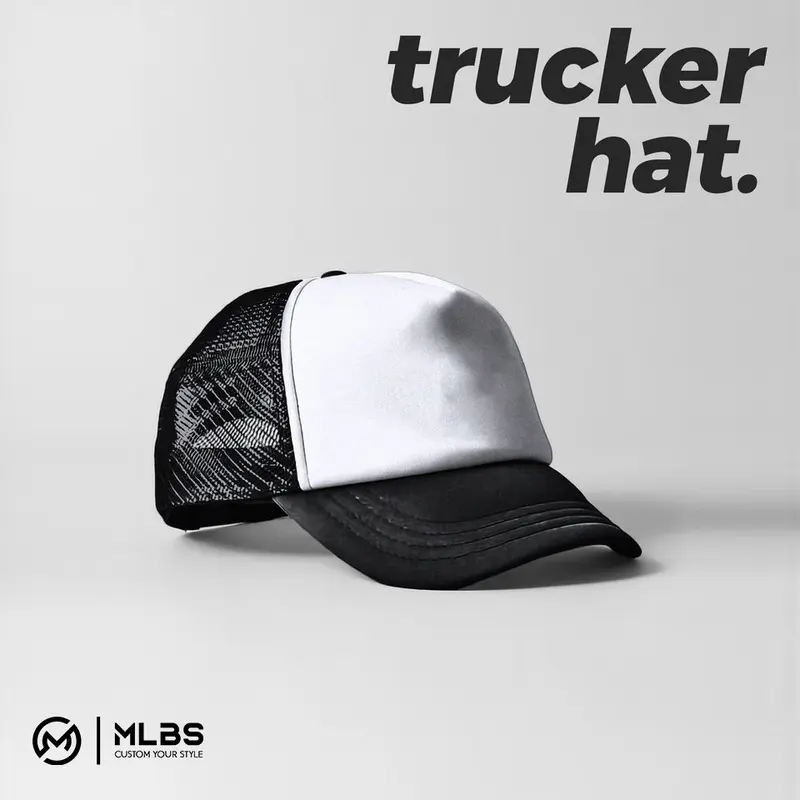 Topi trucker head caps custom logo.nama.gambar.photo 0