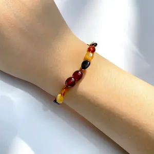 Amber Buddy | BLE256 Gelang Amber Dewasa 18cm Kuncian Putar.