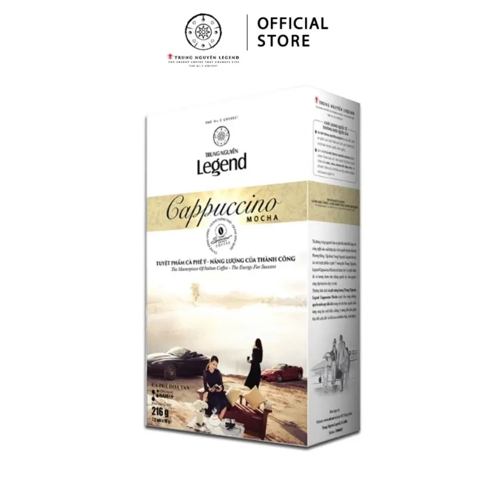 Cà phê G7 Cappuccino Hương Mocha Trung Nguyên (hộp 12 gói x 18g/gói)