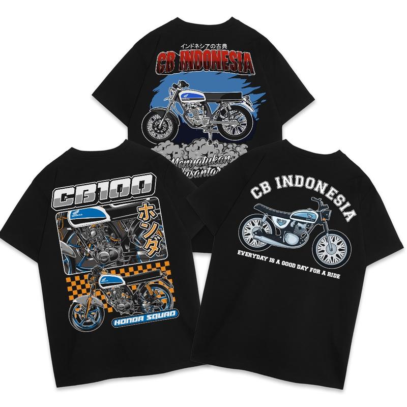 KAOS CB - KAOS SABLON MOTIF - MOTOR SERIES 0