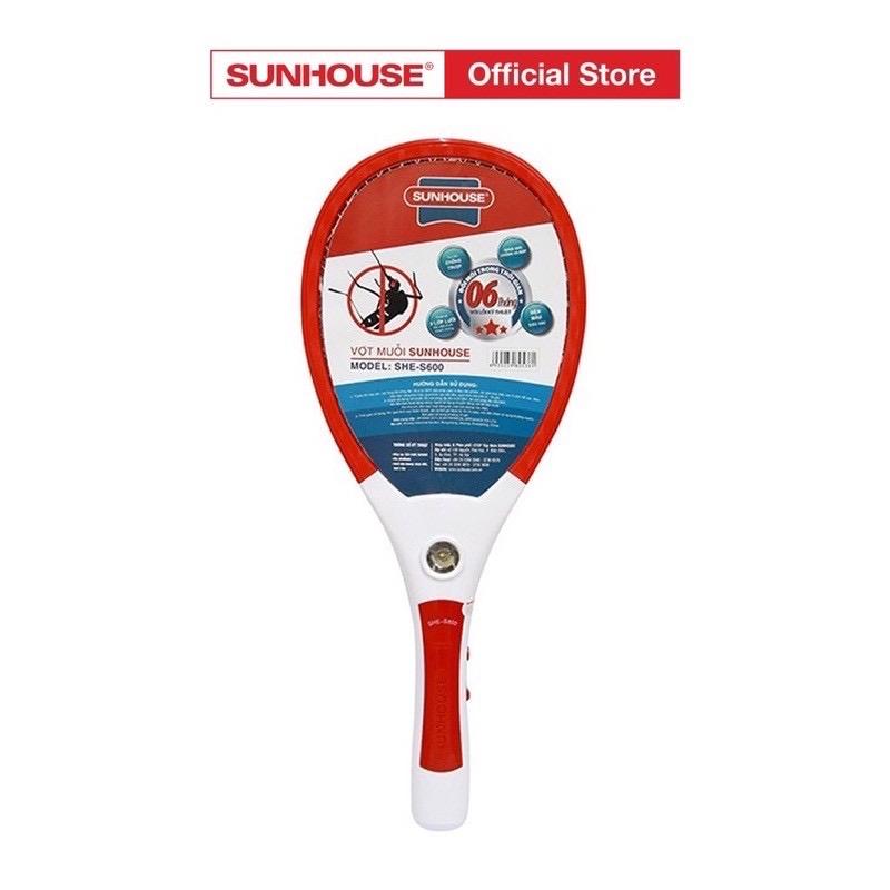 Vợt muỗi Sunhouse S800 hàng chính hãng tích hợp đèn led chiếu sáng và