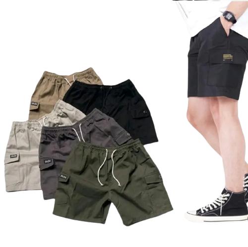 Product Introduction of 100DAPAT 3 UNISEX BRODSOT CARGO PENDEK ORI nyaman twill  distro  celana katun  shorts Pria Surfing  Tebal Santai 11
