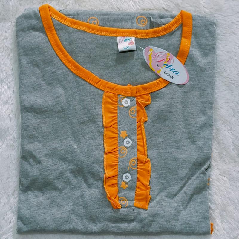 Daster super jumbo XXL Ld 120 cm bahan kaos 7