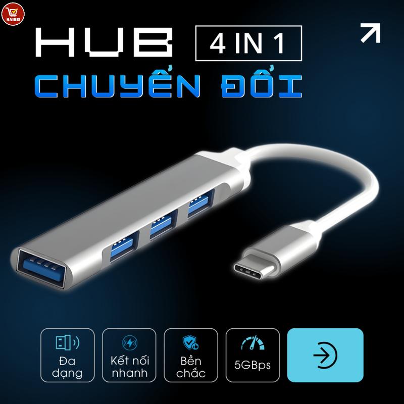 Trạm kết nối đa chức năng Type-C, linh hoạt và hiệu quả cho công việc văn phòng, giúp việc chuyển đổi tập tin trở nên dễ dàng.