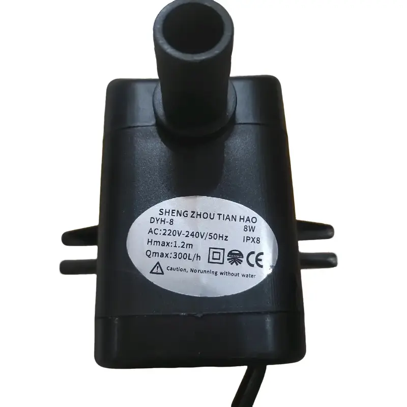 Bơm 8w cho quạt từ 20-30lit bể cá - Tiết kiệm điện năng nắp nước ngầm 20×20x20cm _ nuôicá 0