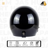 Gambar Helm Bogo List Chrome Black Glossy Custom - helm saja dari HelmPro Kota Bandung 5 Tokopedia