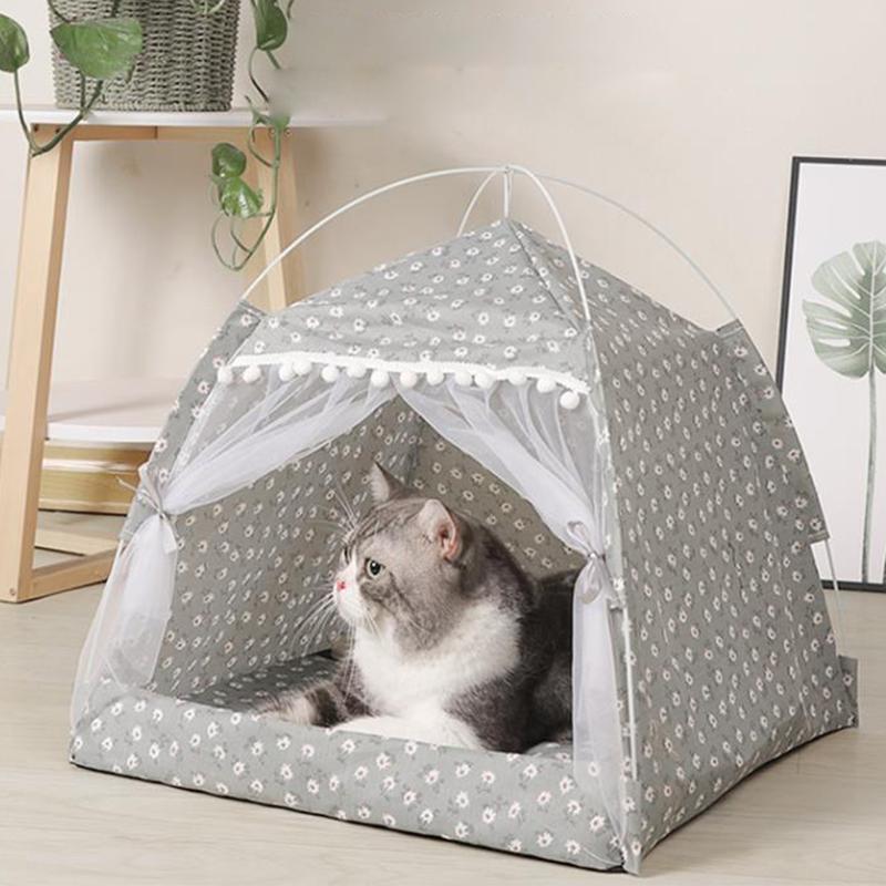 Product Introduction of Pet Tent Bed Puppy Dogs Tent House Four Seasons General Pet House Puppy Dogs Cats Bed Pet Supplies Summer Dog House Pet Products #434034 45