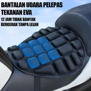 Bantalan Udara Pelepas Tekanan Motor Penyerapan Guncangan Bernapas Bantal Jok Motor Empuk / Bantal Jok Motor / Motor Cushion / Bantal Jok Kendaraan Listrik / Sarung Jok Motor