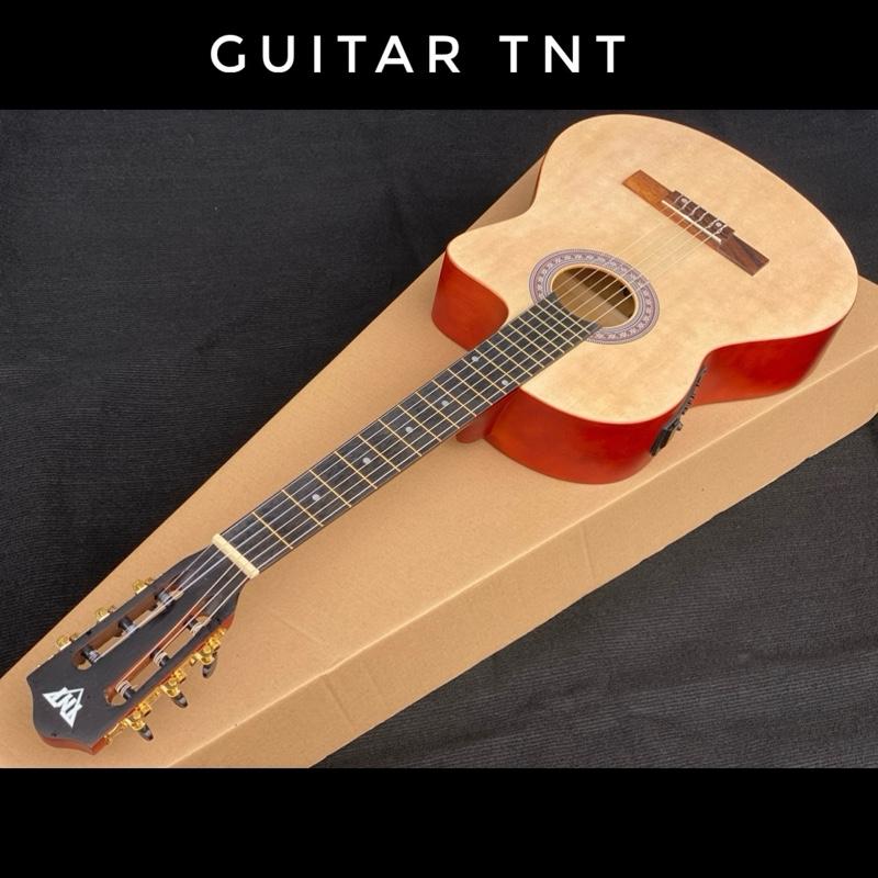 Dây Nilon Bản Cần To Đàn Guitar Classic T100 Nhạc Cụ Âm Nhạc Full Size 41 Inch