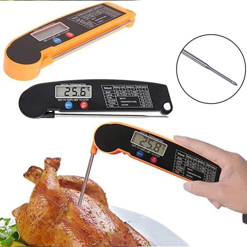 Termometer Suhu Haba Termometer Barbeku, Mudah Disimpan, Reka Bentuk Boleh Dilipat, - TikTok ...