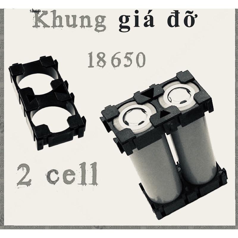 Khung gắn pin 18650 1/2/3 cell đế đỡ gắn pin 1 viên 2 viên 3 viên tiện dụng - Pin247 5