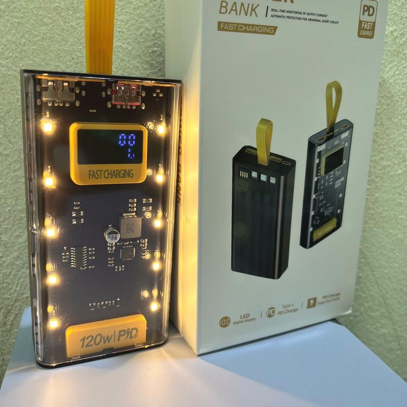 SẠC DỰ PHÒNG 120W 30000MAH và 50000mah SẠC NHANH 22.5W CÓ SẠC NHANH PD CHO IP có dây kèm theo phía sau anh chị có thể mua kèm dây sạc nhanh cho ip hoặc type c Sạc Pin Pin Dự Phòng cuc sac