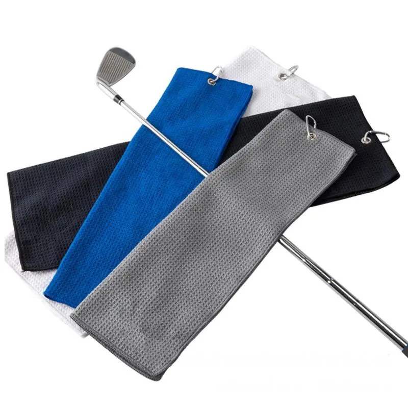 Microfiber Golf Ball Towel, 1 Count Multifunctional Golf Ball Cleaner with Carabiner for Golf Club, Golf Cleaning Tools 6