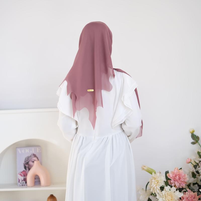 Hijab Segiempat Lasercut Gelombang Polycotton Bella Square 7