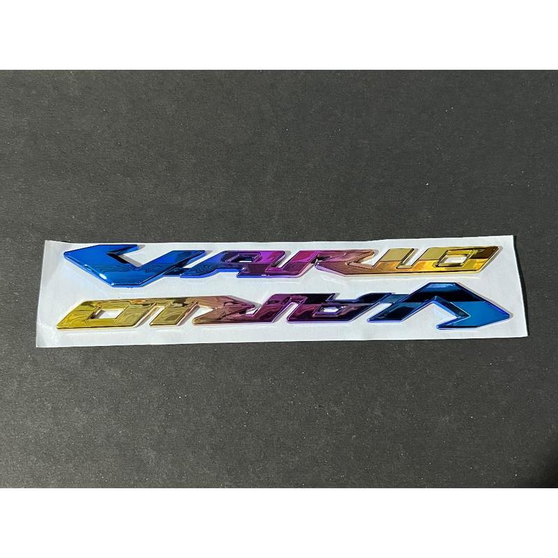 Emblem Vario Click Beat Scoopy  Rainbow Bahan Plastik Keras Tebal warna warni harga 2 pcs 7