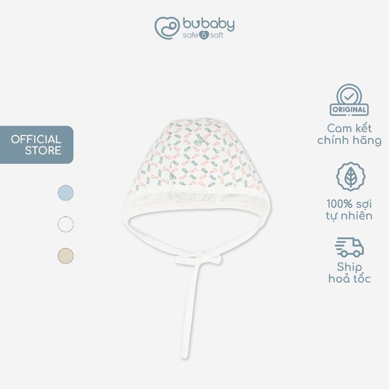 Mũ buộc dây Bonnet dễ thương chất liệu mềm mại thoải mái cho bé - Bambus ABB1943NS | Phụ kiện BU Baby chính hãng