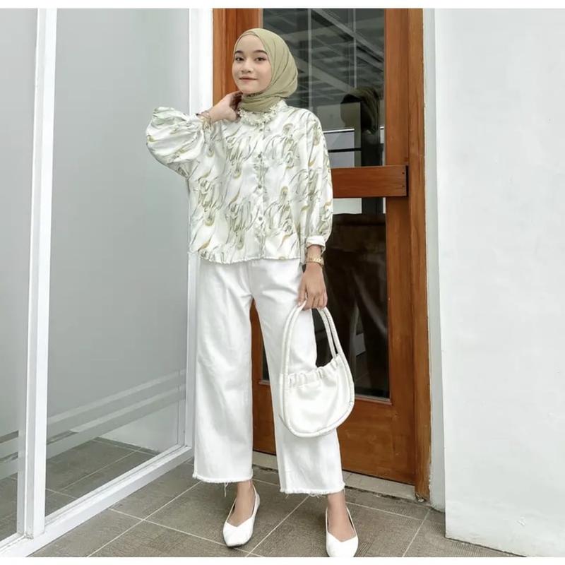 CF - Carlotta Marble Puffy Blouse JUMBO XXL 2