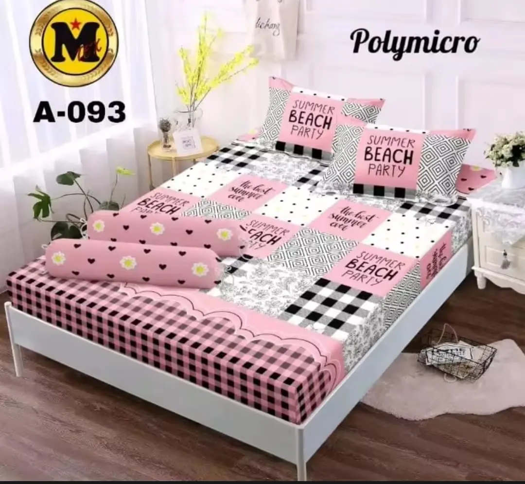 Sprei Terbaru Motif Summer Beach bahan katun japan halus anti luncur ukuran 180x200