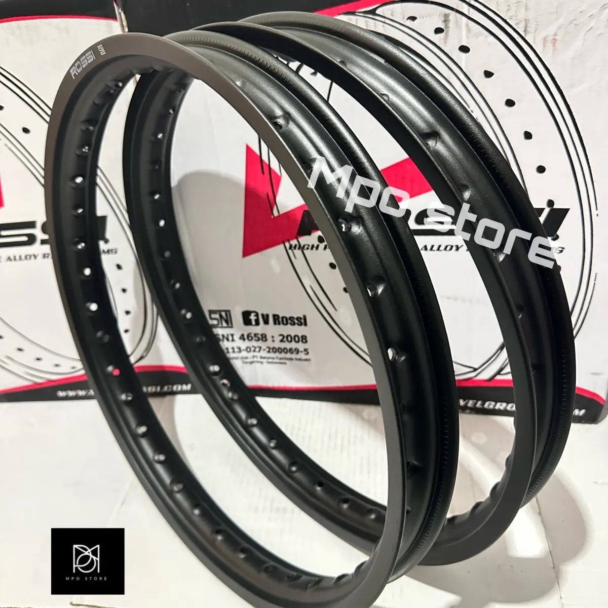VELG ROSSI ORIGINAL UK 140 160 RING 17 ANEKA WARNA SEMUA MOTOR