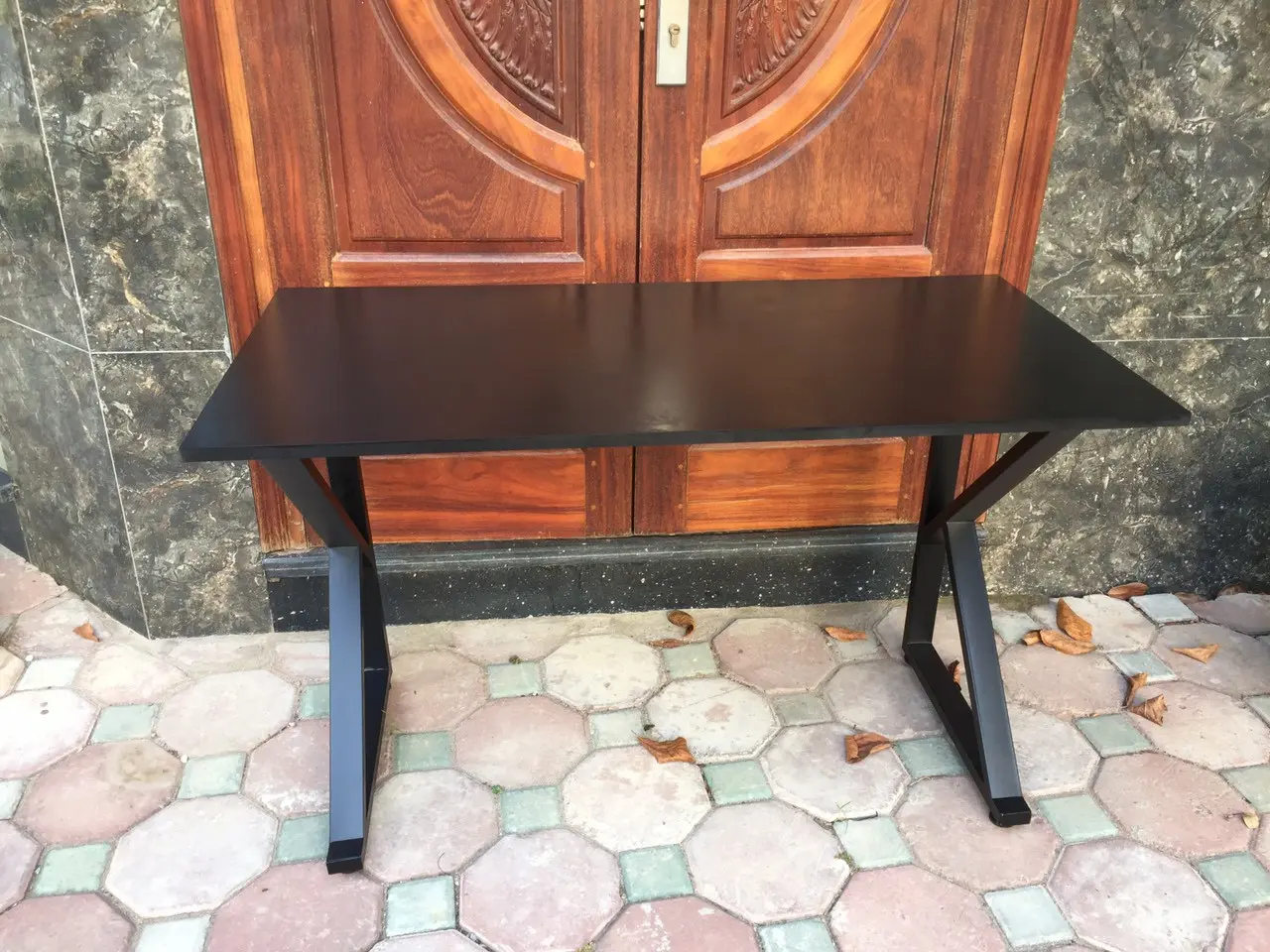 Bàn Làm Việc Chân Chữ K - Mặt MDF Chống Nước - Khung Sơn Tĩnh Điện - Khung To Chắc Chắn Bàn máy tính Multicoloured indoor  coffee