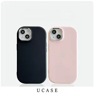U Case  Fat electroplated shell Case for iphone 7 8 11 12 13 14 15 16 pro promax XS XR XSMAX Silikon Case Cover