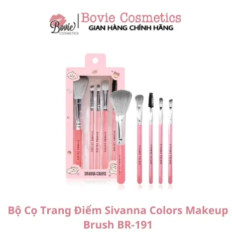 Bộ Cọ Trang Điểm Sivanna Colors Makeup Brush BR-191