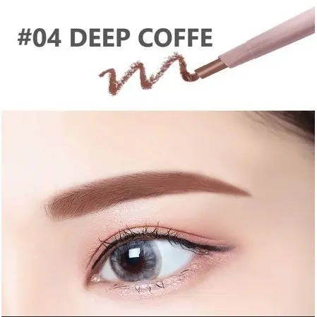 Double Head Spin Automatic Eyebrow Pensil Alis PUTAR 2 SISI ATAS BAWAH EYE BROW 752 5