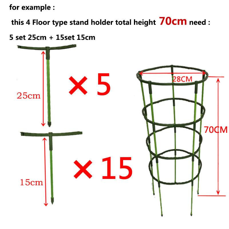 Product Introduction of Plant Support Pile Stand Climb for Flowers Grow Greenhouses Support Fixing Rod Plant grow Holder Orchard Garden Bonsai Tools 20