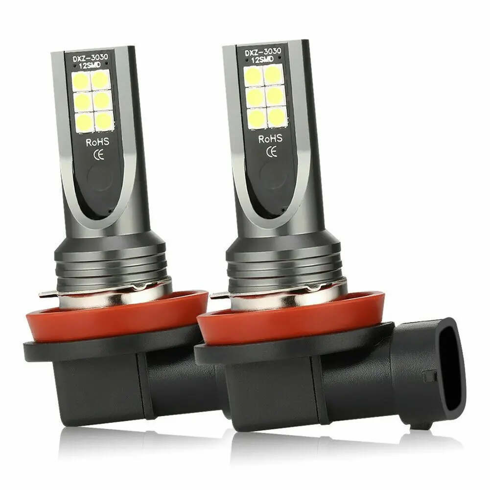 Bộ đèn pha LED H11, 2 cái, 110W, 20000LM, Bóng đèn, 6000K, Đèn lái xe DRL, < NÓNG >