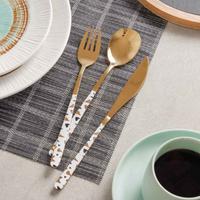 Gambar Festive White and Brass Table Spoon / Sendok Makan dari Brewsuniq Store Kota Medan 4 Tokopedia