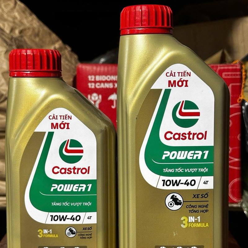Nhớt xe số CASTROL POWER 1 ULTIMATE 4T 10W-40 800ml & 1 lít