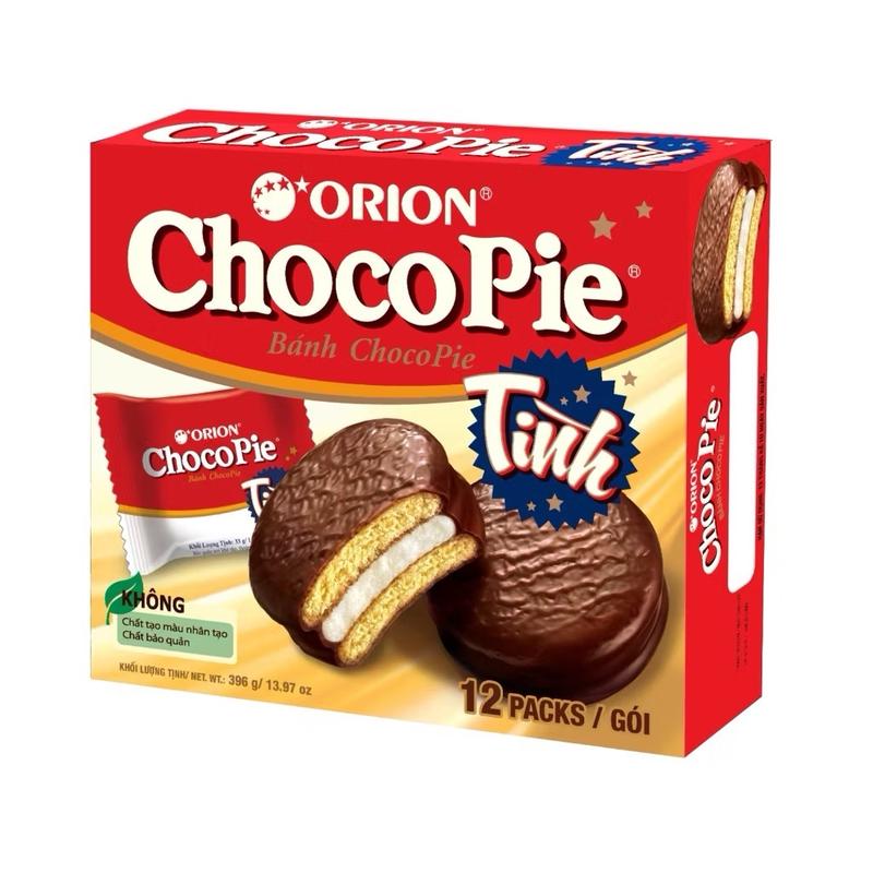  Bánh chocopie hộp 12 chiếc hương vị truyền thống- Tết Food Bánh Quy 