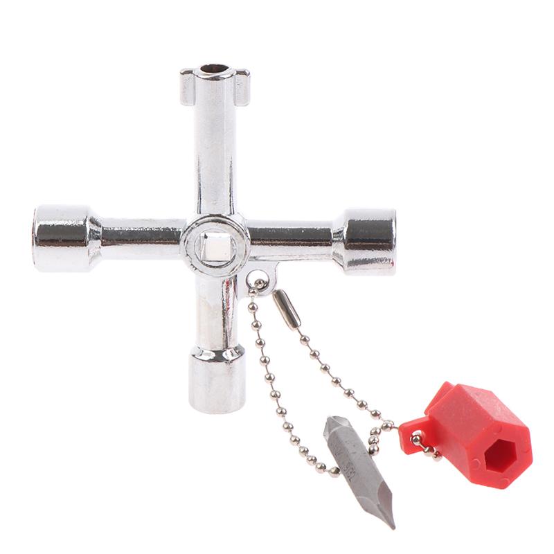 Product Introduction of Multifunction 4 Ways Universal Triangle Wrench Key Plumber Keys Triangle 17