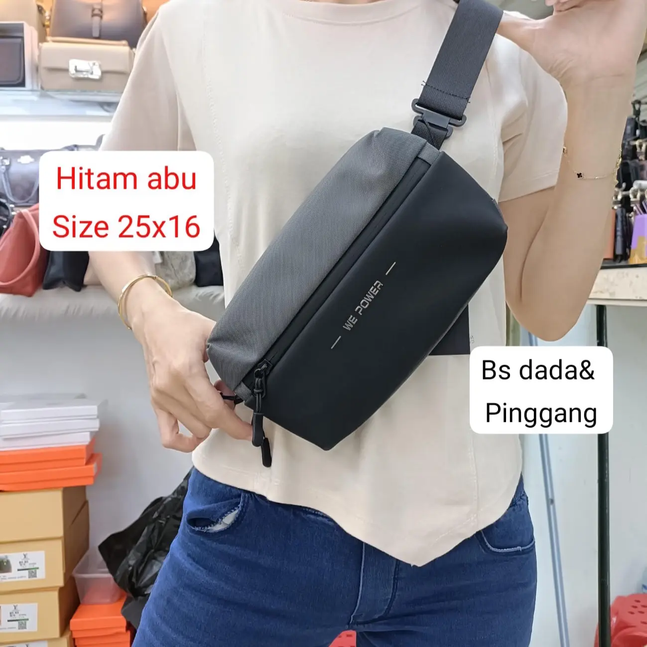 tas pinggang/tas wesbag/tas cwe/tas cwo