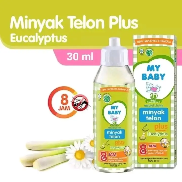 My Baby Minyak Telon Plus Eucalyptus 30ml - Minyak Telon Bayi Anti Nyamuk 8jam
