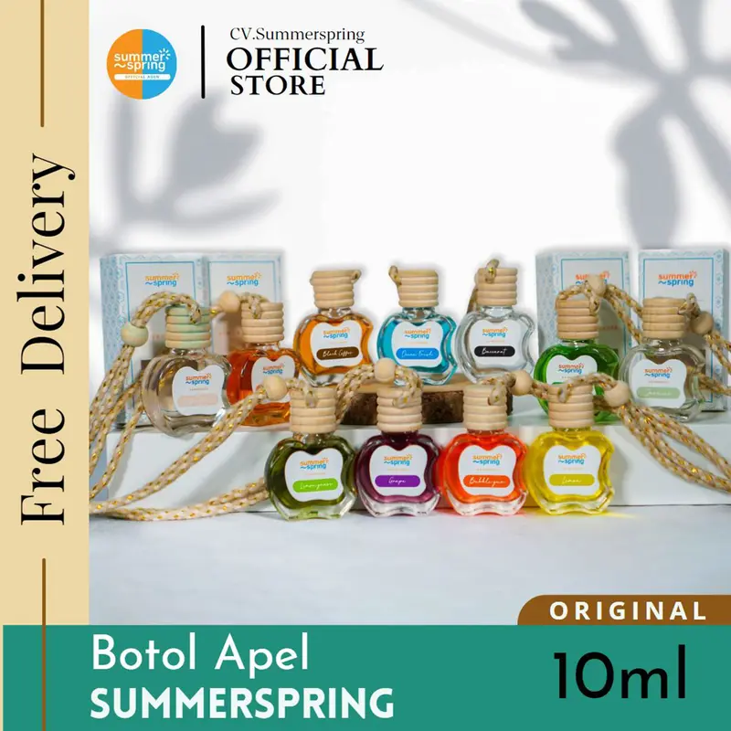 Summerspring Parfum Mobil Botol Apel Pengharum Ruangan 10ml Car 0