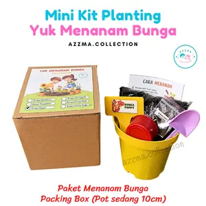 Gardening Kit Bunga Paket Berkebun Bunga Untuk Anak Mainan Edukasi Hampers Anak