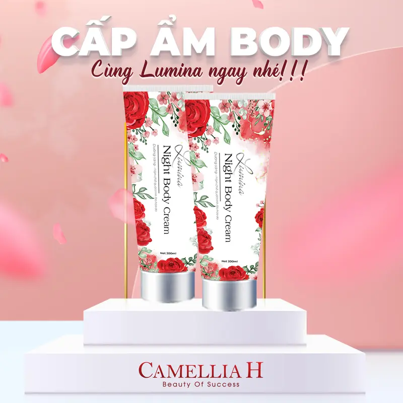 [GIẢM 10% TRÊN LIVE] LUMINA – NIGHT BODY CREAM dưỡng ẩm, dưỡng da toàn thân, giúp da mềm mại, mịn màng làm mờ các vết thâm sạm trên da 2