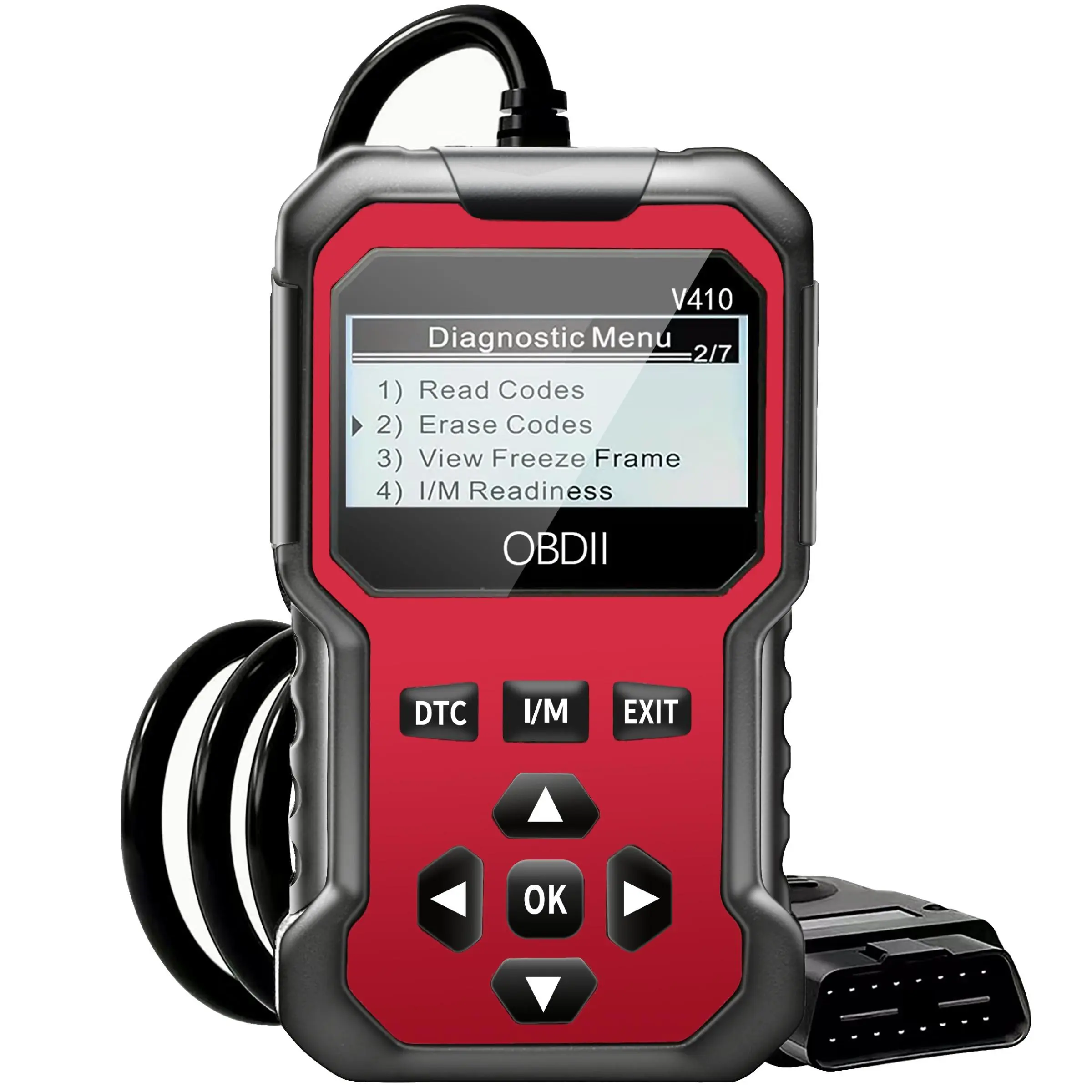 Universal OBD II Scanner, Car Engine Fault Code Reader, CAN Diagnostic Gadget for 1996-Onward OBD2 Protocol Vehicles, Read and Clear Codes Seamlessly, Automotive