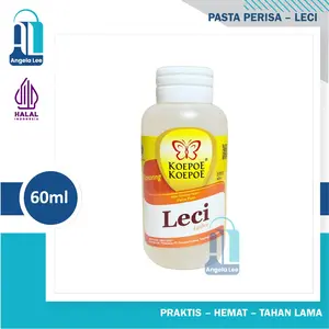 Koepoe Koepoe Pasta Lychee Leci Perisa Sirup Minuman Halal 60ml