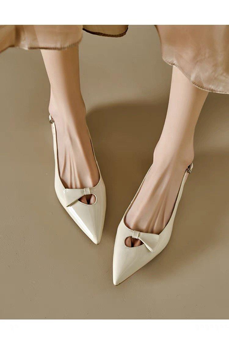 Product Introduction of Pointy heels for women Rubber buckle 19
