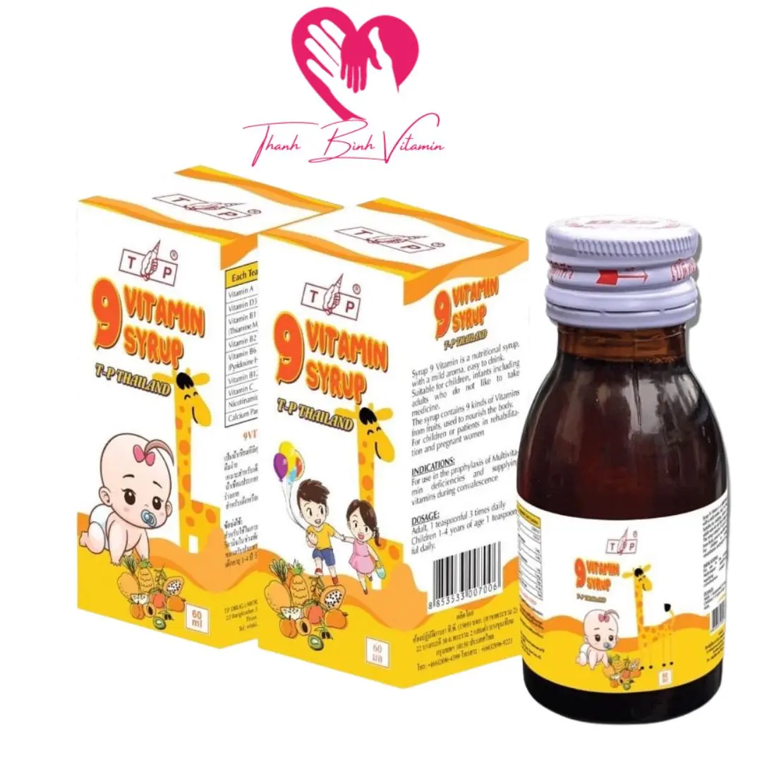 Vitamin Và Thực Phẩm Bổ Sung Cho Bé Chai Siro 60ml T-P Thái Lan Chính Hãng
