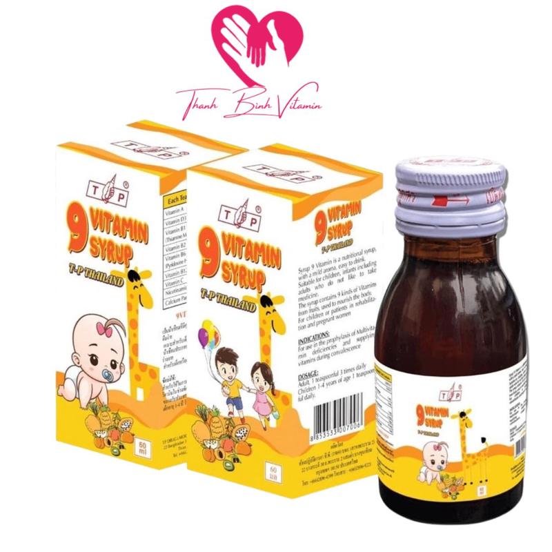 [Combo 1 tháng 3 Chai]  Vitamin Và Thực Phẩm Bổ Sung Cho Bé Chai Siro 60ml 2