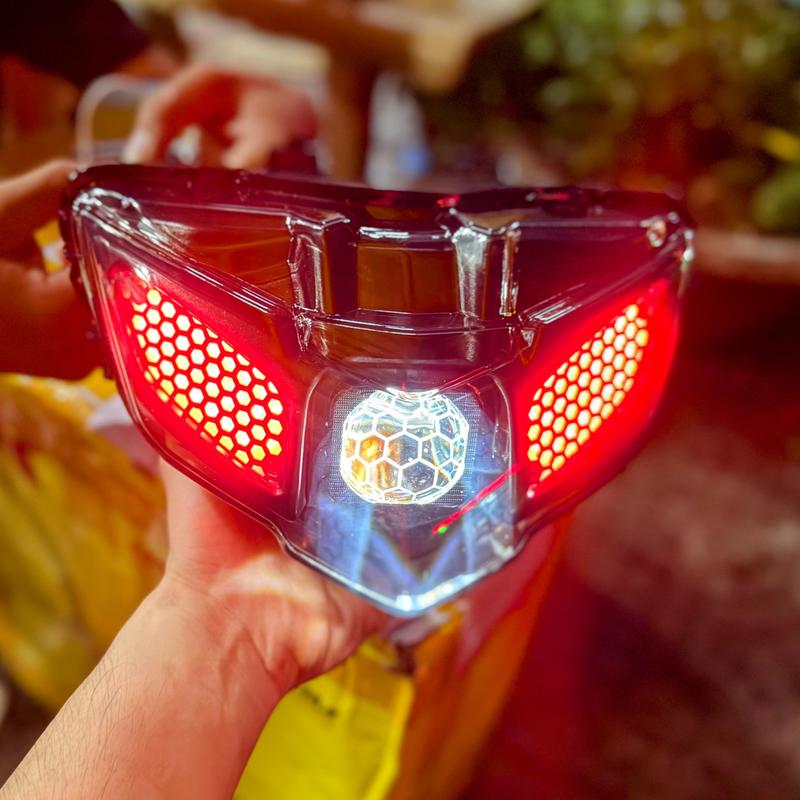 Choá đèn TST demi lưới Exciter 150 bi cầu MA 1.5 Malaysia V8