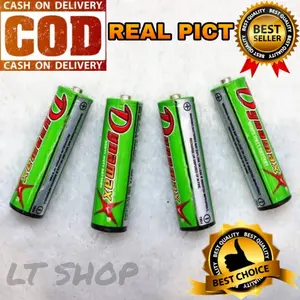 PROMO 4 PCS BATERAI MAINAN ANAK TYPE AA 1.5V STANDAR SNI BATERE BATU TAHAN LAMA ANTI BOCOR
