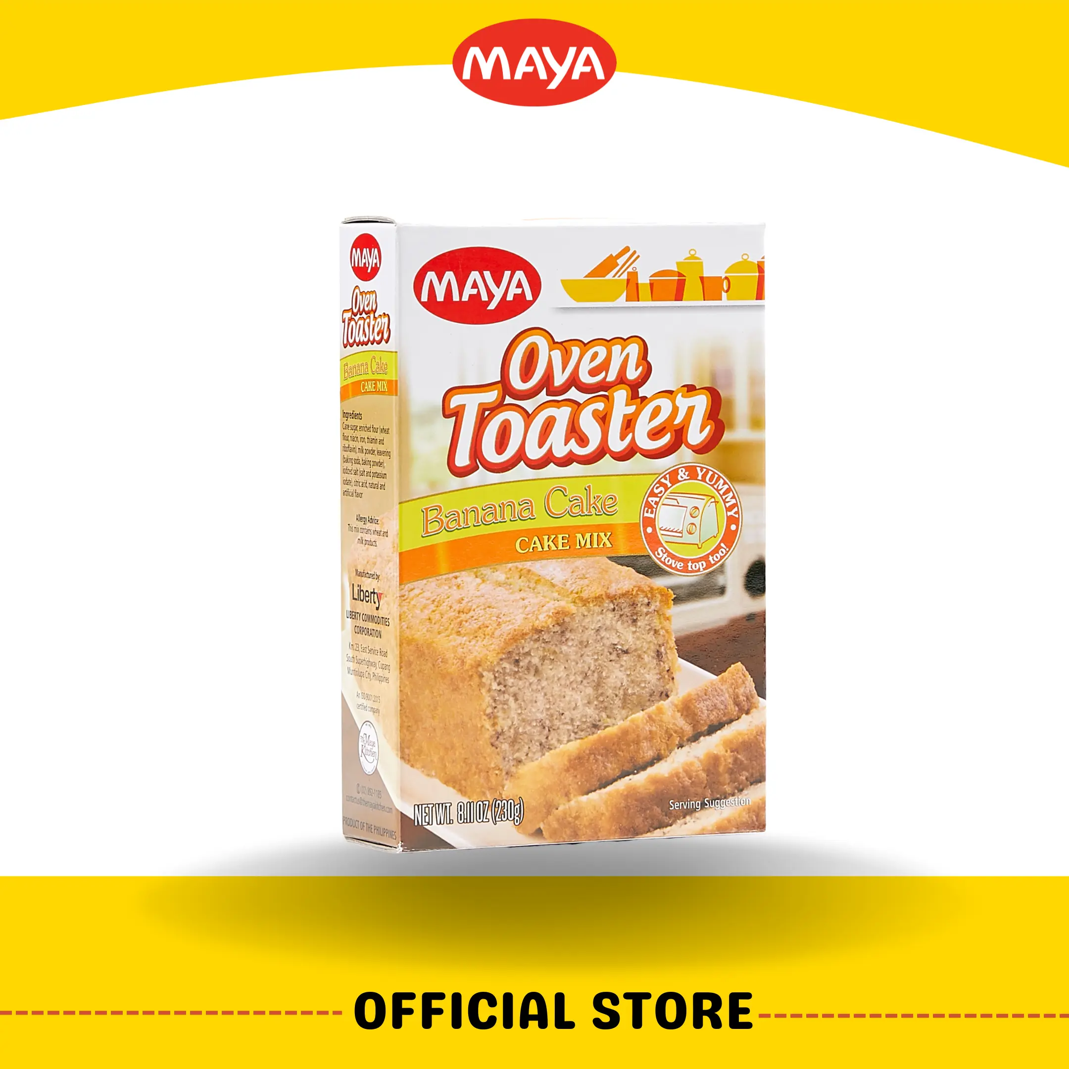 MAYA Oven Toaster Banana Cake Mix 230g