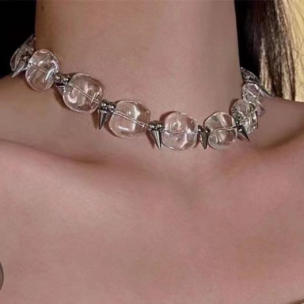 Product Introduction of Vòng Cổ Choker, Phong Cách Đường Phố Punk, Dành Cho Nam Giới, Dây Chuyền Xương Đòn Cao Cấp, Đồ Trang Trí Y2g Văn Hóa Phụ, Ngọt Ngào Và Ngầu, Cổ Áo Hoa Jewelry trang  sức  titan  cao  cấp  hàng  hiệu 20