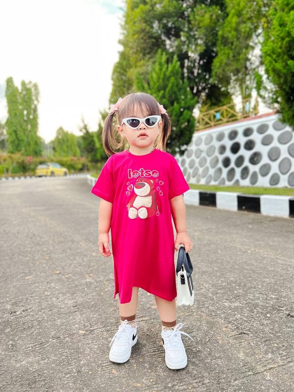 DRESS ANAK PEREMPUAN LUCU NFK KIDS 1-12th Combed Cotton 1