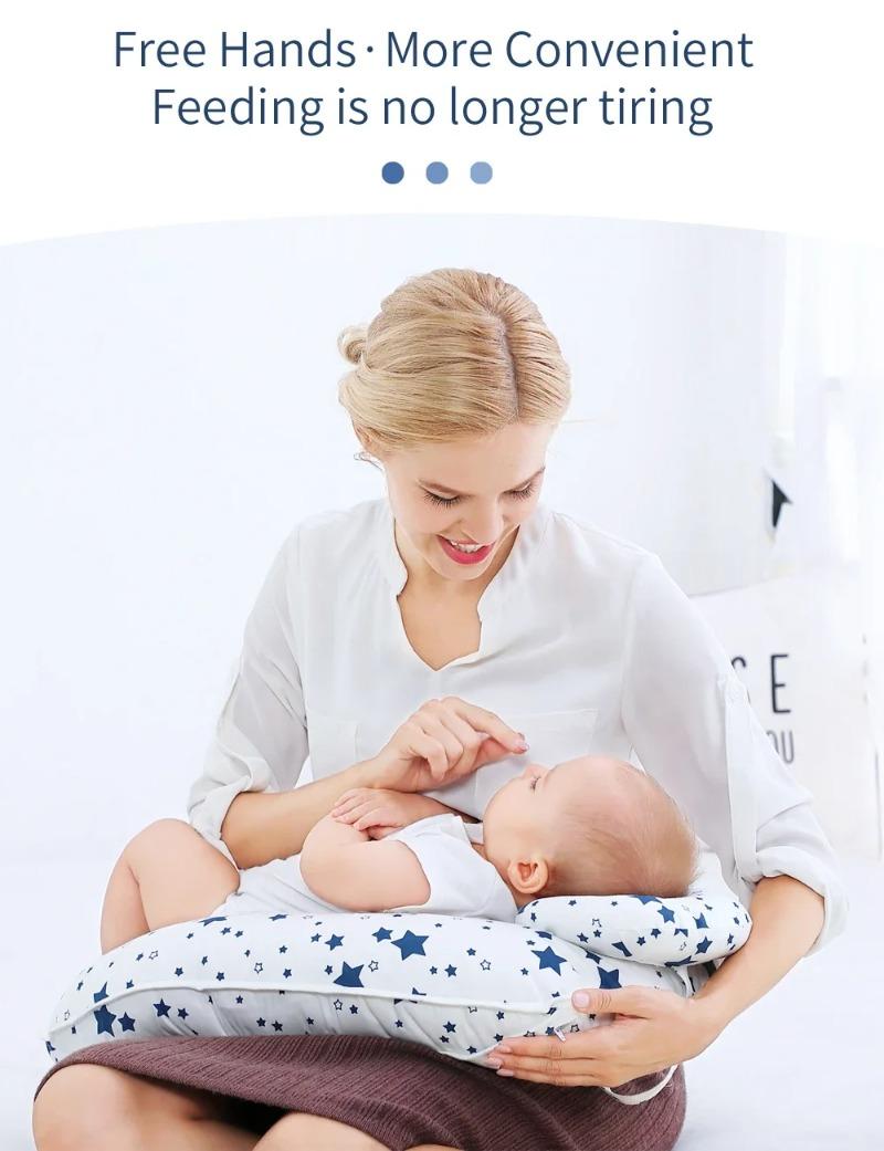 Product Introduction of Insular Breastfeeding Pillow Maternity Nursing pillow U-shaped Breast-Feeding Waist Cushion Newborn Pregnancy Women 2Pcs/Set 1